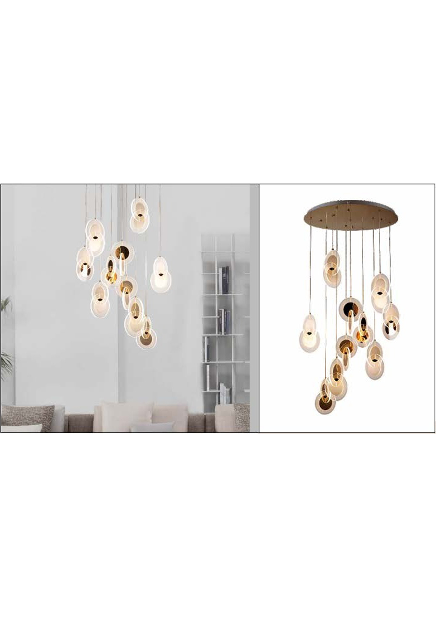 Beyond Lights - Glass Pendant Lamp- GL